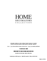 Предварительный просмотр 28 страницы Home Decorators Collection 1003063517 Use And Care Manual