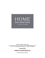 Предварительный просмотр 9 страницы Home Decorators Collection 1004400377 Use And Care Manual