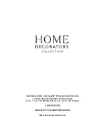 Предварительный просмотр 21 страницы Home Decorators Collection 1005 711 209 Use And Care Manual