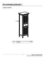 Предварительный просмотр 6 страницы Home Decorators Collection 1005437398 Assembly Instructions Manual