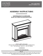 Предварительный просмотр 1 страницы Home Decorators Collection 1006148231 Assembly Instructions Manual