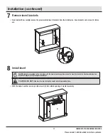 Предварительный просмотр 11 страницы Home Decorators Collection 1006148231 Assembly Instructions Manual