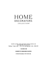 Предварительный просмотр 24 страницы Home Decorators Collection 1006152672 Use And Care Manual