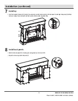 Предварительный просмотр 11 страницы Home Decorators Collection 1006295808 Assembly Instructions Manual