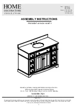 Предварительный просмотр 1 страницы Home Decorators Collection 1007358704 Assembly Instructions Manual