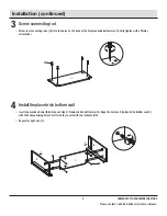 Предварительный просмотр 9 страницы Home Decorators Collection 1007512418 Assembly Instructions Manual