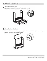 Предварительный просмотр 11 страницы Home Decorators Collection 1007512418 Assembly Instructions Manual