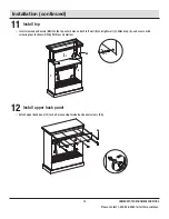 Предварительный просмотр 13 страницы Home Decorators Collection 1007512418 Assembly Instructions Manual