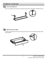 Предварительный просмотр 15 страницы Home Decorators Collection 1007512418 Assembly Instructions Manual