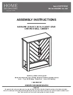 Предварительный просмотр 1 страницы Home Decorators Collection 1007572549 Assembly Instructions Manual