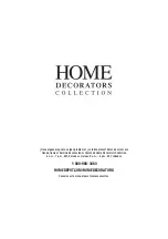 Preview for 18 page of Home Decorators Collection 17546 Use And Care Manual