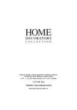 Предварительный просмотр 9 страницы Home Decorators Collection 17838 Use And Care Manual