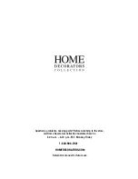 Preview for 8 page of Home Decorators Collection 181-935-11UMB Use And Care Manual