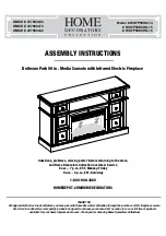 Preview for 1 page of Home Decorators Collection 207000440 Assembly Instructions Manual