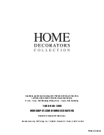 Preview for 15 page of Home Decorators Collection 207000995 Use And Care Manual