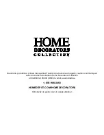 Предварительный просмотр 24 страницы Home Decorators Collection 210-245 Use And Care Manual