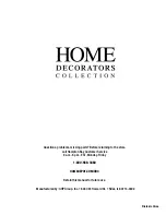 Preview for 10 page of Home Decorators Collection 238-46-68M-Y Use And Care Manual