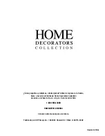 Preview for 20 page of Home Decorators Collection 238-46-68M-Y Use And Care Manual