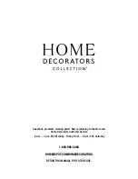 Предварительный просмотр 32 страницы Home Decorators Collection 308824334 Use And Care Manual