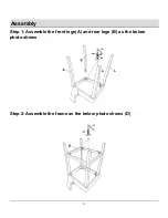 Предварительный просмотр 5 страницы Home Decorators Collection 4083 Stool Use And Care Manual