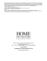 Preview for 16 page of Home Decorators Collection 51505 Use And Care Manual