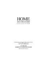 Preview for 16 page of Home Decorators Collection 51528 Use And Care Manual