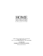 Preview for 16 page of Home Decorators Collection 51611 Use And Care Manual