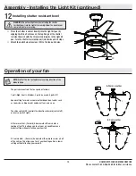 Preview for 13 page of Home Decorators Collection 51660 Use And Care Manual