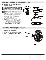 Preview for 11 page of Home Decorators Collection 52-TUMB Use And Care Manual