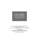 Preview for 15 page of Home Decorators Collection 52-TUMB Use And Care Manual