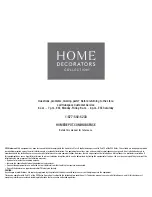 Preview for 19 page of Home Decorators Collection 56006 Use And Care Manual