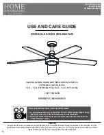 Home Decorators Collection 56052 Use And Care Manual preview