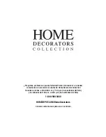 Предварительный просмотр 16 страницы Home Decorators Collection 9945300340 Use And Care Manual