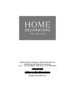 Preview for 8 page of Home Decorators Collection AC B - 2609-102 Assembly Instructions Manual