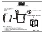 Предварительный просмотр 2 страницы Home Decorators Collection ANJOU 1002953697 Assembly Instructions