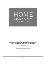 Предварительный просмотр 13 страницы Home Decorators Collection B272-KM079 Use And Care Manual