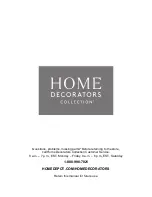 Предварительный просмотр 8 страницы Home Decorators Collection BEVERLY 20303-VS61EC-AT Assembly Instructions Manual