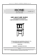 Home Decorators Collection BF-21015 Use And Care Manual preview