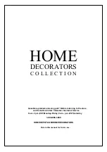 Предварительный просмотр 8 страницы Home Decorators Collection BF-21015 Use And Care Manual