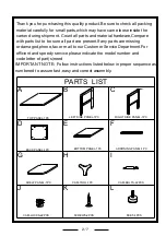 Предварительный просмотр 2 страницы Home Decorators Collection BF-24673 Assembly Instructions Manual