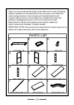 Предварительный просмотр 2 страницы Home Decorators Collection BF-24687 Assembly Instructions Manual