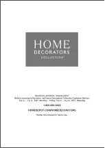 Предварительный просмотр 15 страницы Home Decorators Collection BRADSTONE 1005540343 Use And Care Manual