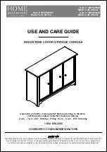 Home Decorators Collection BRADSTONE JS-3413-A Use And Care Manual предпросмотр