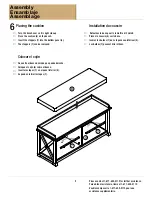 Предварительный просмотр 9 страницы Home Decorators Collection Brexley AN-XBH Use And Care Manual