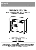 Home Decorators Collection BT0340C Assembly Instruction Manual предпросмотр