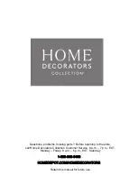 Предварительный просмотр 7 страницы Home Decorators Collection BT0540P Assembly Instruction Manual