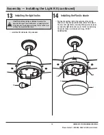 Предварительный просмотр 15 страницы Home Decorators Collection CARRINGTON II Use And Care Manual