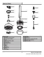 Предварительный просмотр 19 страницы Home Decorators Collection CARRINGTON II Use And Care Manual