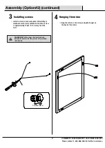 Preview for 9 page of Home Decorators Collection Caville MR Assembly Instructions Manual