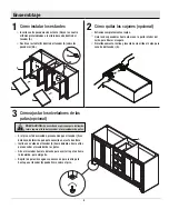 Предварительный просмотр 10 страницы Home Decorators Collection CREEDMOOR CDNV6021D Use And Care Manual